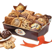 Broadway Basketeers Get Well Soon Gift Basket For Women, Men, Kids, Feel Better Cookies & Brownies Gifts For After Surgery