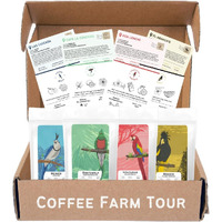 Canopy Point Coffee | Ground Coffee Sample Pack | Gourmet Coffee Sampler | Single Origin Coffee Gift Set | Sampler Gift Box Set | Coffee Gifts | Specialty Coffee Gift Basket | 4 Pack Variety Set Sampler (Ground)