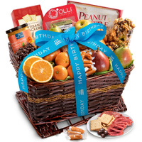 A Gift Inside Happy Birthday Sweet & Savory Farmstead Gift Basket