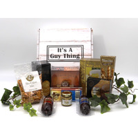 Gift Basket Village It's A Guy Thing, Gift Basket For Guys With Cheese, Sausage, Crackers And Sweets, 8 Piece Set, Original, 1 Count