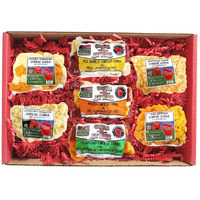 Wisconsin's Best & Wisconsin Cheese Company - 100% Wisconsin Famous & Fresh Cheese Curd Assortment Gift Basket. Great For Charcuterie Boards And Gifts.