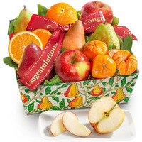 A Gift Inside Congratulations Fruit Favorites Basket