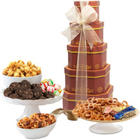 Broadway Basketeers Corporate Gift Basket Tower
