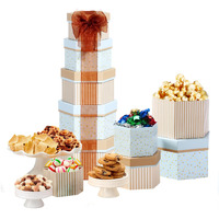 Broadway Basketeers Gourmet Food Gift Basket Tower Snack Gifts For Women, Men, Families, College - Appreciation, Thank You, Congratulations, Corporate, Get Well Soon Care Package
