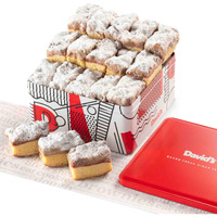 David's Cookies Fresh Baked Gourmet Crumb Cake Food Gift Basket - Gourmet Crumb Cake Assortment With Original Butter, Raspberry Gift Basket - Ideal Gift For Corporate Birthday Fathers Mothers Day Get Well And Other Special Occasions - 2 Lb (14 Pcs)