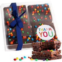 Thank You Gift Basket Appreciation Chocolate Brownies Food Gift For Men Women Teacher Co Worker Nurse | Nut Free | Kosher