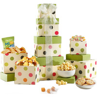 Broadway Basketeers Food Gift Basket Tower Snack Gifts For Women, Men, Families, College, Delivery For, Appreciation, Thank You, Birthday, Corporate, Get Well Soon Care Package