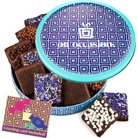 Chocolate Brownies Individually Wrapped | Fudge Brownie Assortment Gift Basket By On Occasion | Brownies Gift Baskets For Sympathy, Birthday, Get Well Soon