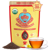 Naturally Sweet Organic Rooibos Tea Loose Leaf - 16 Oz Premium Rooibos Loose Leaf Tea - Caffeine Free & Sugar Free Red Rooibos Tea - No Bitter Aftertaste And Rich In Antioxidants - Loose Leaf Rooibos