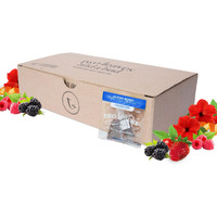 Two Leaves And A Bud Alpine Berry Herbal Tea Bags, Naturally Caffeine Free, Whole Leaf Herbal Tea In With Hibiscus In Sachets, 100 Count