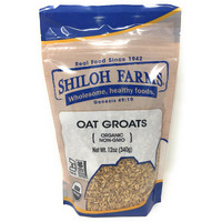 Shiloh Farms - Whole Grain Organic Oat Groats, A Delicious Source Of Fiber, 12 Ounce Bags (Set Of 2)