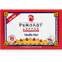 Puroast Low Acid Coffee, Vanilla Single Serve Pods , Medium Roast , High Antioxidants & High Ph ,No Bitter Aftertaste , Reduced Heartburn & Gerd Friendly , 12 Count - Compatible With Keurig Brewer