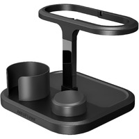 Aeropress Organizer Stand, Compact Storage For Aeropress Original, Clear, Xl Coffee Maker, And Accessories, Ideal Coffee Caddy Storage Station, Experience Slip-Free Storage, Black