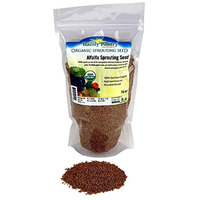 Handy Pantry Organic Alfalfa Seeds For Sprouting 1 Lb - Seed For Alfalfa Sprouts, Alfalfa Seeds Microgreens Sprouting Seeds And Sprout Seeds