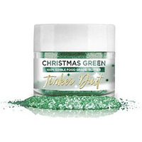 Bakell Christmas Green Tinker Dust, 5 Gram | Kosher Certified | 100% Edible Glitter | Cakes, Cupcakes, Cake Pops, Drinks, Glitter & Dusts (Christmas Green)