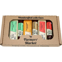 Farmers' Market Charcuterie Gift For Christmas, Wisconsin Cheese, Hickory Smoked Meat, Shelf Stable, Gourmet Meat And Cheese Platter, Classic Charcuterie Assortment