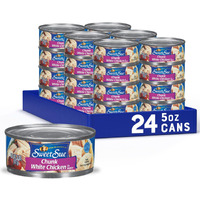 Sweet Sue Chunk White Chicken In Water, 5 Oz Can (Pack Of 24) - 11G Protein Per Serving - Gluten Free, Keto Friendly - Great For Snack, Lunch Or Dinner Recipes