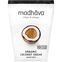 Madhava Organic Coconut Sugar 3 Lb. Bag (Pack Of 1), Natural Sweetener, Sugar Alternative, Unrefined, Sugar For Coffee, Tea & Recipes, Vegan, Organic, Non Gmo