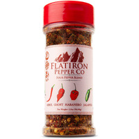 Flatiron Pepper Co - Four Pepper Blend. Premium Red Chile Flakes. Habanero - Jalapeno - Arbol - Ghost Pepper