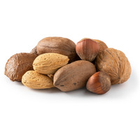 Nuts U.S. - Mixed Nuts In Shell (Almonds, Walnuts, Hazelnuts, Pecans, Brazil Nuts) | No Added Colors And No Artificial Flavors | Fresh Buttery Taste And Raw |Packed In Resealable Bags!!! (6 Lbs)