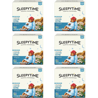 Celestial Seasonings Sleepytime Wellness Extra Tea, Caffeine Free, 40 Tea Bags Box, (Pack Of 6)