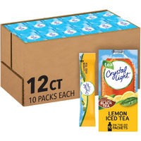 Crystal Light Sugar-Free Lemon Iced Tea On-The-Go Powdered Drink Mix 120 Count