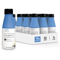 Soylent Vanilla Meal Replacement Shake, Contains 16G Complete Vegan Protein, Ready-To-Drink, 11Oz, 12 Pack