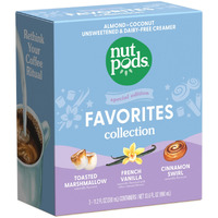 Nutpods Favorites Collection - Unsweetened Non Dairy Creamer - Toasted Marshmallow, French Vanilla And Cinnamon Swirl - Keto Creamer, Whole30, Gluten Free, Non-Gmo, Vegan, Sugar Free, Kosher
