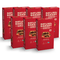Natures Bakery Whole Wheat Fig Bars, Strawberry, Real Fruit, Vegan, Non-Gmo, Snack Bar, 7 Boxes With 12 Twin Packs (84 Twin Packs)