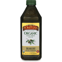 Pompeian Usda Organic Robust Extra Virgin Olive Oil, First Cold Pressed, Full-Bodied Flavor, Perfect For Salad Dressings & Marinades, 48 Fl. Oz.