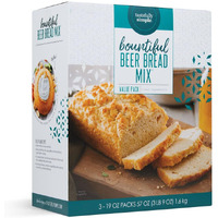 Tastefully Simple Bountiful Beer Bread Mix - Incredibly Easy To Make Artisan Bread, Just Add Beer Or Soda! - No Bread Machine Needed - Nothing Artificial - 3 X 19 Oz