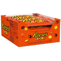 Reese's Pieces Peanut Butter Candy Bags, 1.53 Oz (18 Count)