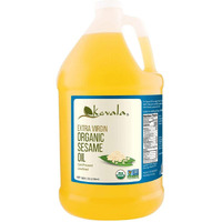 Kevala Organic Extra Virgin Sesame Oil - Sesame Oil Organic - Sesame Seed Oil - Oil Organic - Cooking Oil - Sesame Oil For Skin - 128 Fl Oz - 1 Gallon
