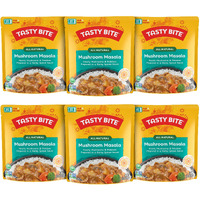 Tasty Bite Mushroom Masala, 10 Ounce, Pack Of 6, Ready To Eat, Microwavable Entree, Vegan With Mushrooms & Potatoes