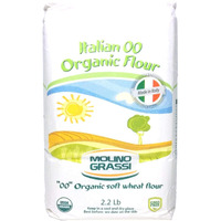 Molino Grassi Usda Organic Italian ""00"" Soft Wheat Flour - 2.2 Lb (2 Pack) (1 Pack)
