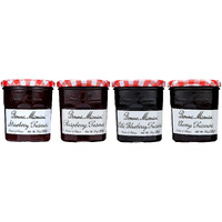 Bonne Maman Preserves, Variety Pack (Strawberry, Raspberry, Wild Blueberry, Cherry), 13 Ounce Jars (Pack Of 4)