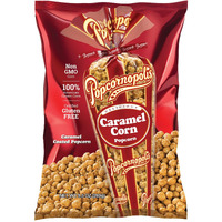 Popcornopolis Gourmet Caramel Corn Popcorn, Popped Popcorn Snack Bags 9.5 Oz