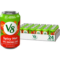 V8 Spicy Hot 100% Vegetable Juice, 11.5 Fl Oz Can (24 Pack)