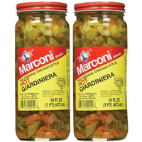 Marconi - The Original Chicago Style Hot Giardiniera - 16 Oz (2 Pack)