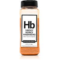 Spiceology - Smoky Honey Habanero - Sweet & Spicy Bbq Rub - Barbeque Rubs, Spice Blends And Seasonings For Smoking Or Grilling - Use On: Chicken, Wings, Pork, Steak, Nuts, Butter, Bacon, Or Burgers - 24 Oz