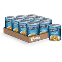 Progresso Traditional, 99% Fat Free Chicken Noodle Canned Soup, 19 Oz. (Pack Of 12)