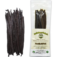 25 Vanilla Beans For Making Vanilla Extract Grade A - Non-Gmo Planifolia Vanilla Beans Bulk, 6-8 Inches Vanilla Beans For Making Vanilla Extract Grade A+