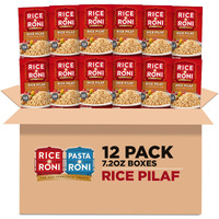 Rice-A-Roni, Rice Pilaf, Pasta And Rice Mix 7.2 Ounce (Pack Of 12 Boxes)