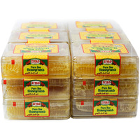 Ziyad Raw All-Natural Honeycomb, 100% Pure Unfiltered Honey Comb, 100% All-Natural, No Additives, No Preservatives, Fresh From The Farm! Pack Of 18, 13 Oz