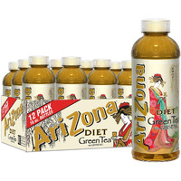 Arizona Diet Green Tea With Ginseng - 16 Fl Oz (Pack Of 12)