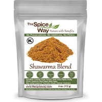 The Spice Way - Shawarma Seasoning Blend - Recipe Included (Meat And Poultry Rub/Meat And Poultry Spice) - 4 Oz