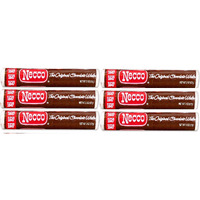 Necco Wafers Original Chocolate Flavored Hard Candy Rolls - Bundle Of 6 Rolls, 2.02Oz