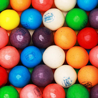 Gumballs For Gumball Machine - 0.5 Inch Mini Gumballs - 4 Lb Bulk Gum Balls For Kids - Gumball Machine Refills - 1040 Pcs Gumballs Bulk Pack - Double Bubble Chewing Gum - Bubble Gum For Kids