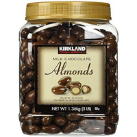 Kirkland Signature Htgfd Milk Chocolate Roasted Almonds, 2 Pack 48 Ounce