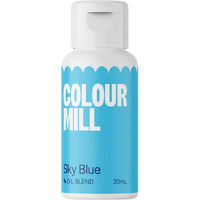 Colour Mill Oil-Based Food Coloring, 20 Milliliters Sky Blue
